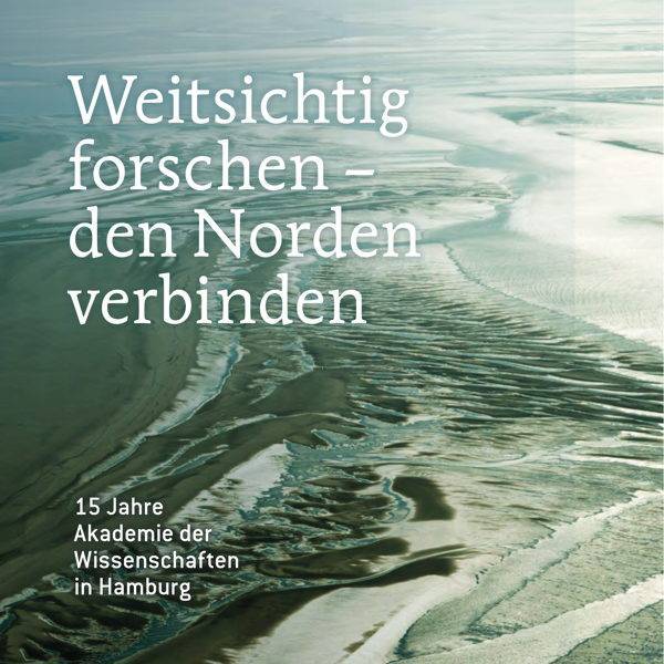 Titelseite der Jubiläumsbroschüre 15 Jahre Akademie der Wissenschaften Hamburg